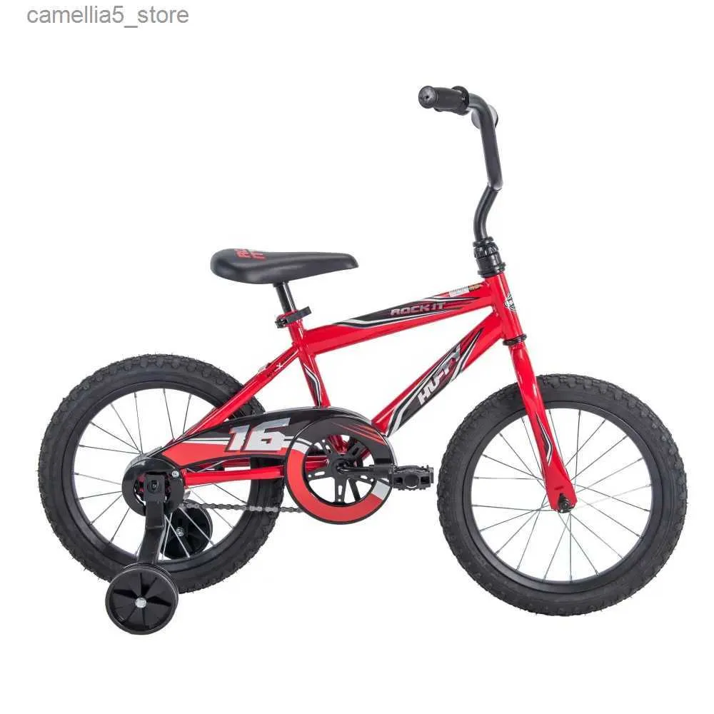 Cyklar rida-ons huffy 16 in. Rock it Boy Kids Bike Red Bicycle Kids Bike Q231018