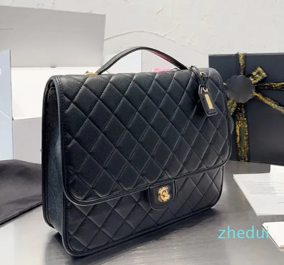 Designers Classic Flap Bag Women's Bookbag Mens Luxury Back Pack Väskor Luxurys Handväskor 31 cm