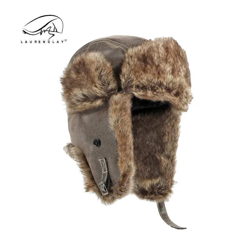 Berretti invernali Trooper Trapper Hat con paraorecchie antivento termico uomo donna