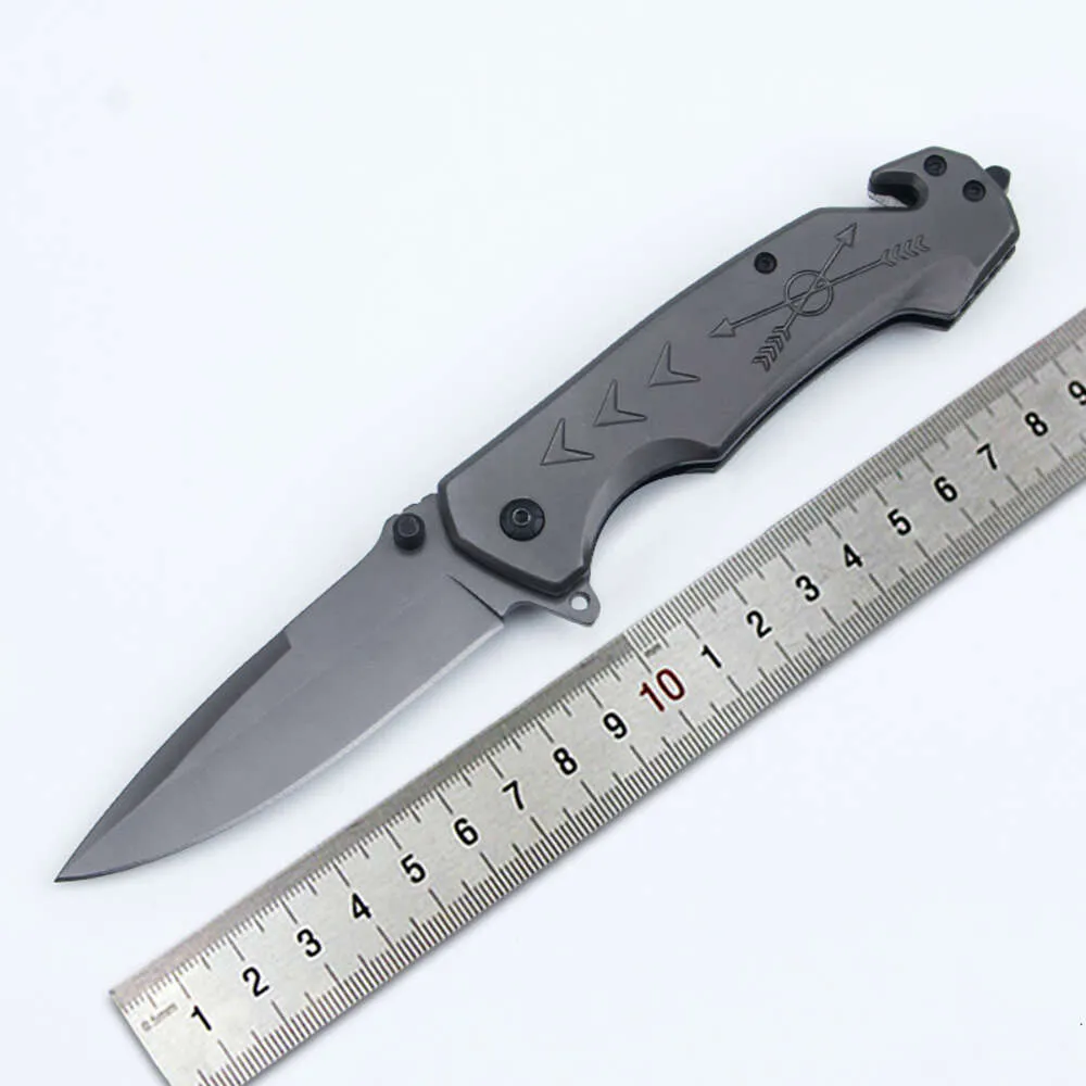 Coltello tascabile pieghevole da 8.66 '' Coltelli da caccia tattici di sopravvivenza esterna in acciaio 440c per strumento Edc di autodifesa