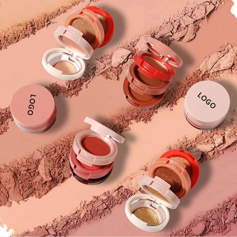 Bronzers Highlighters En Vrac Personnalisé 3 Couches Highlighter