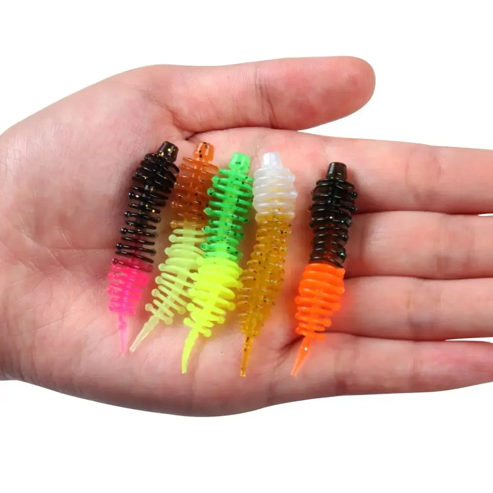 High Quality 5cm Soft Plastic Lures With Soft 30 Needle Tail Worms