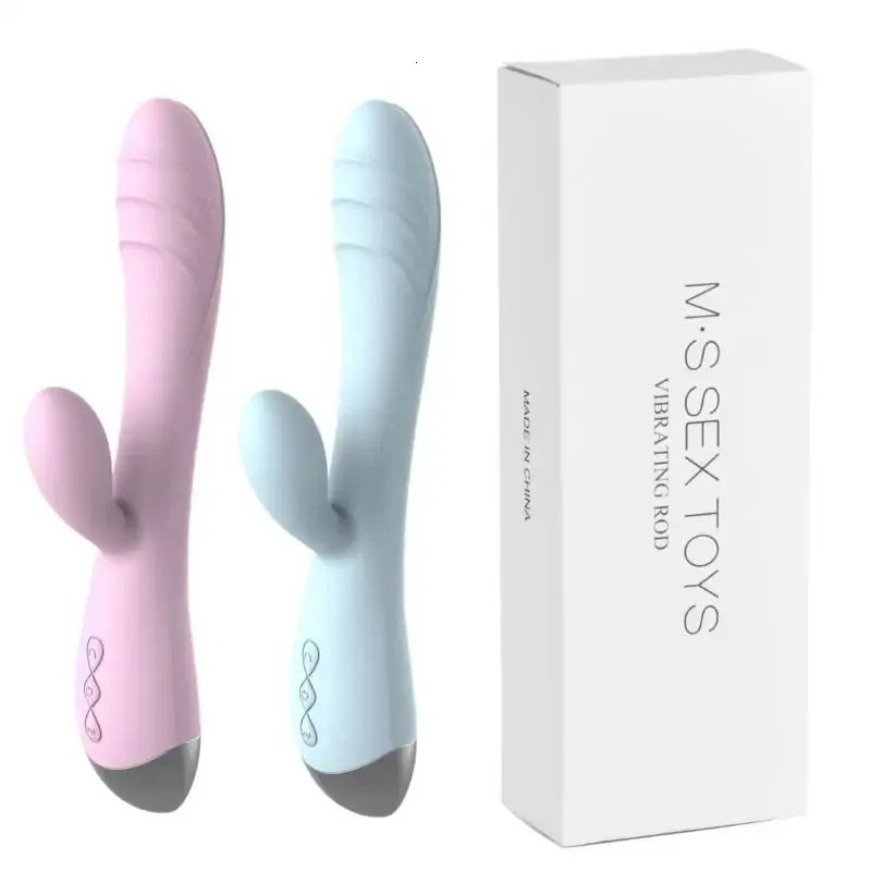 Brinquedos adultos 10 frequência vibrador vibrador coelho varinha sexo para mulheres masturbador feminino duplo motor g ponto clitóris estimulador 231017