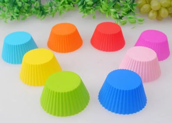 Silicone Muffin Cake Cupcake Cup Cake Mould Case Bakeware Maker Mold Tray Baking Jumbo