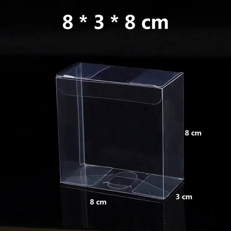 ギフトラップPVCギフトボックス透明なパッケージングの好意ボックス装飾チョコレートバッグキャンディボックスウェディングパーティー用品プラスチックボックス231017