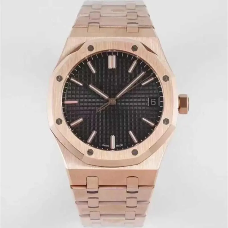 Uhrwerk wasserdicht AP Herren mechanisches Uhrenarmband automatische Edelstahl-Armbanduhren aus Stahl mit Originalverpackung