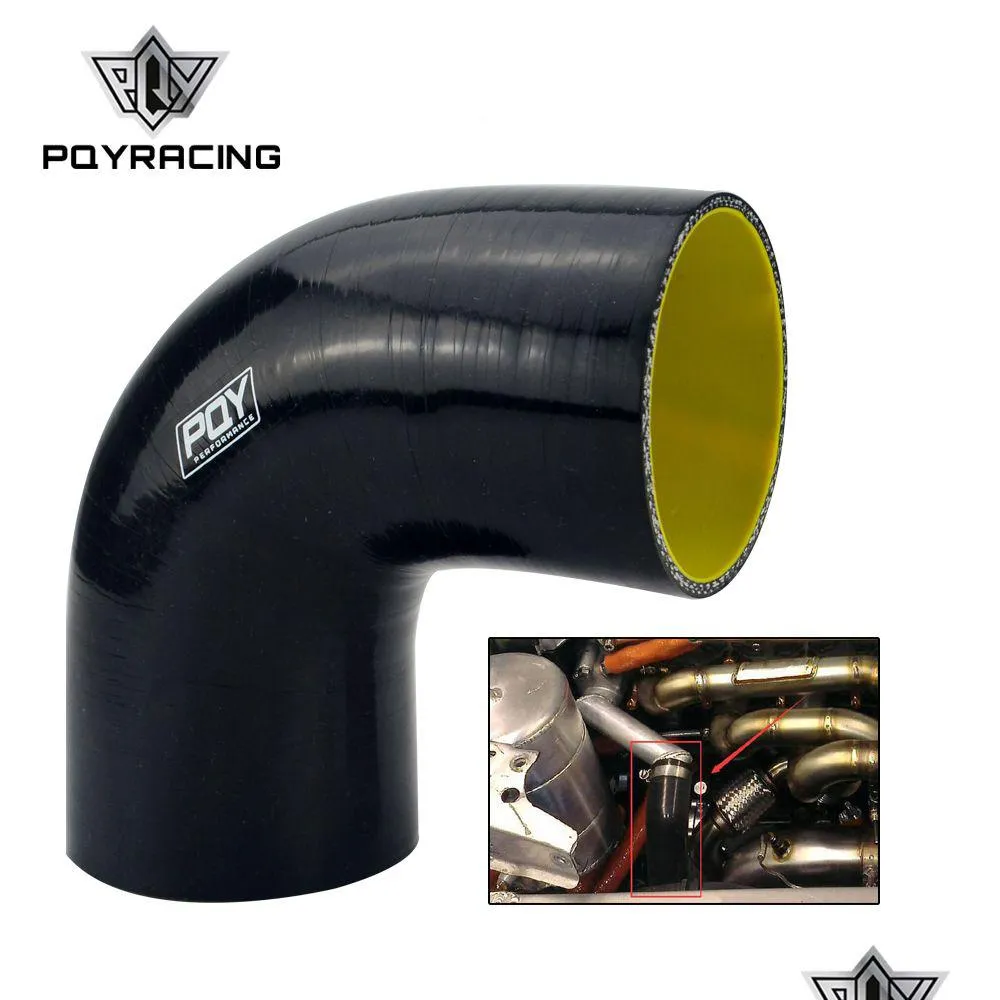 3 76 mm à 90 degrés Elbow SIME TUYAU TURBO TURBO ANDAKE BLUINE / Black PQY-SH9030-QY DROP Livraison