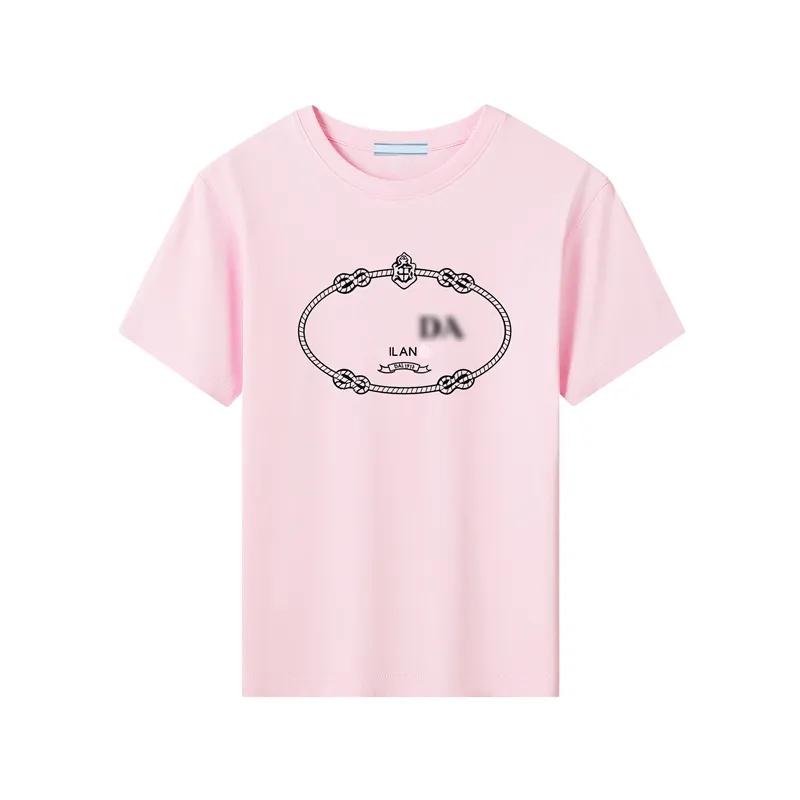 T Shirt Di Cotton Kids 2024 Lettera Di Design Stampa A Manicotto Corto Top Ragazze Ragazzi 100 Di Cotone Unisex Viola Rosa Blu Arancione Verde Verde Rosso Bianco Nero 110 150 Dimensioni Da 12 58 DHgat...
