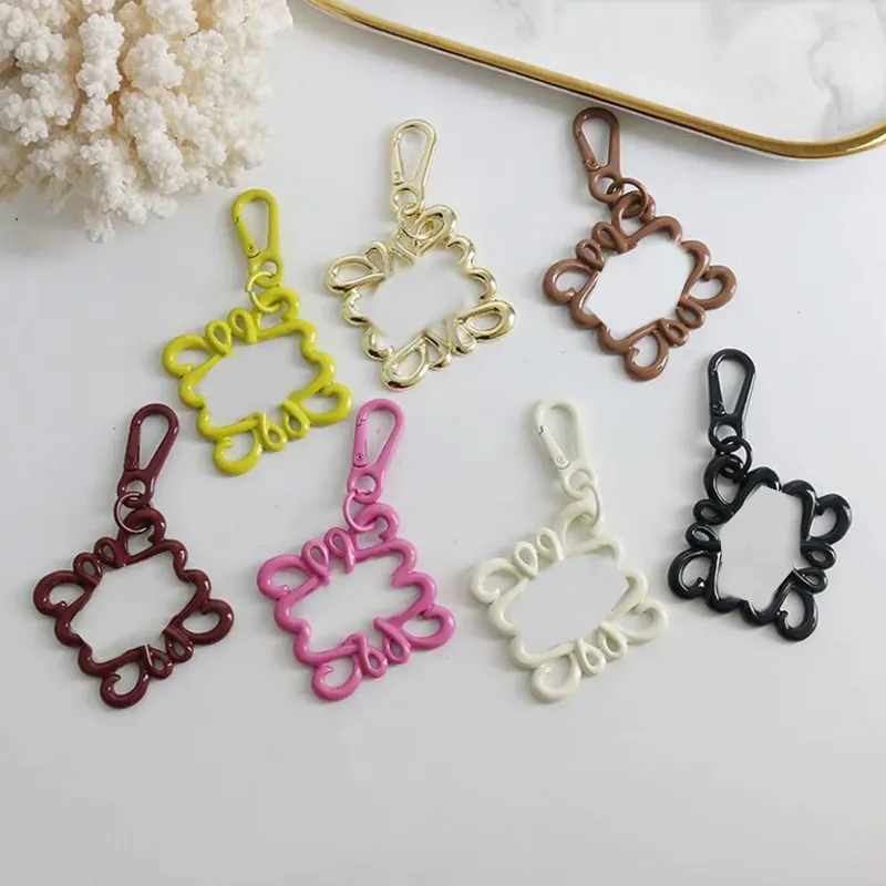 anagram contlulful designer keychain portachiavi fashion mens keychains glaze lo key chain chain chain chain womens charm charm keyring keyring