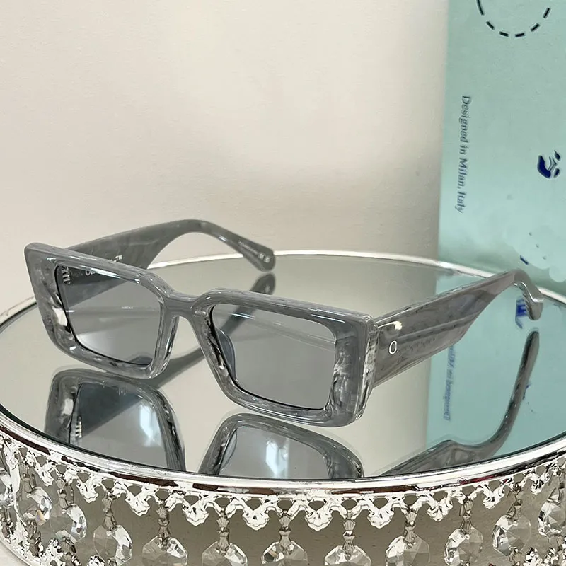 Herren- und Damen-Designer-Sonnenbrille, dicke Platte, neu im OERI064-Stil, UV-Schutz, Luxus-Qualitäts-Sonnenbrille, klassisch, Originalverpackung