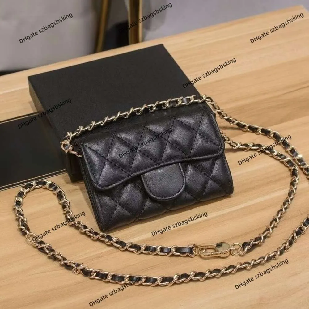 Designertas Kleine portemonnee Klassieke concave vorm Miniketting Heuptasje Munttasje Crossbodytas van leer met enkele schouder voor dames