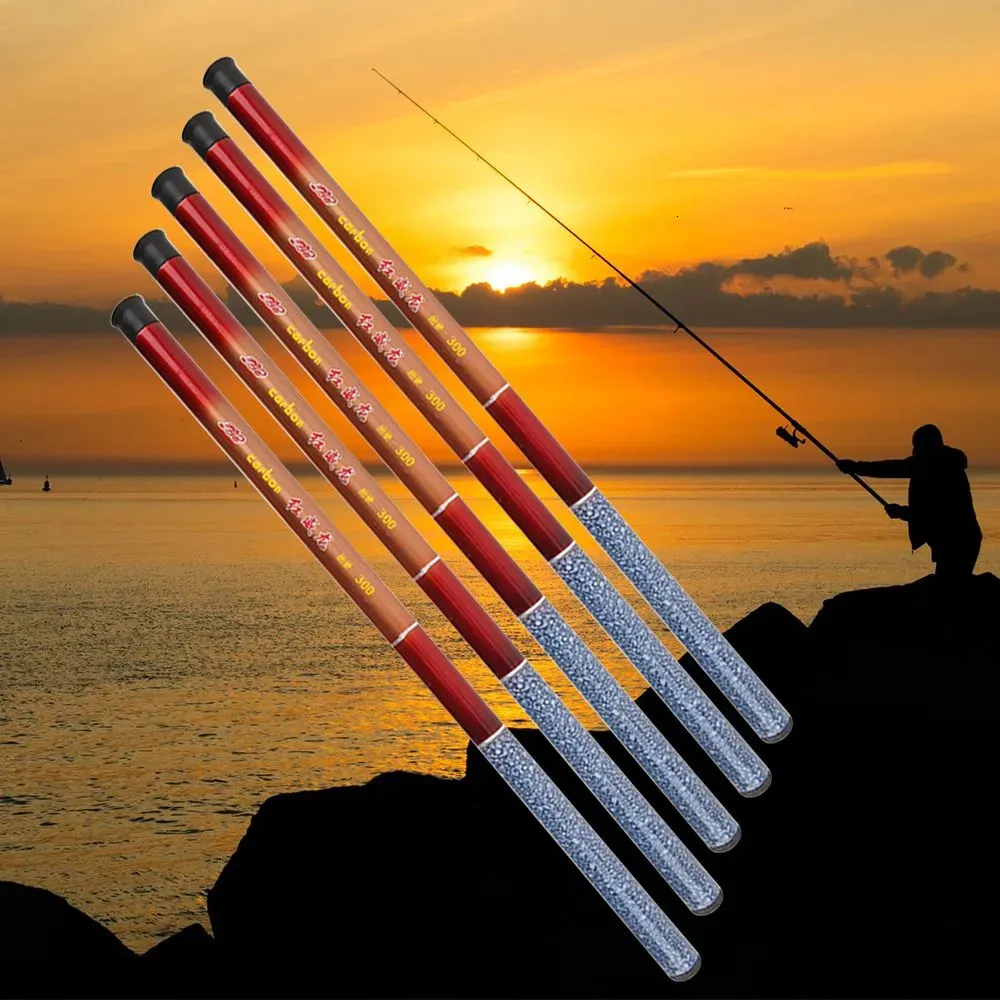 Boat Fishing Rods Ultralight Telescopic Rod Travel Stream Lake Hand Pole Carp Feeder Portable Tackle 231017