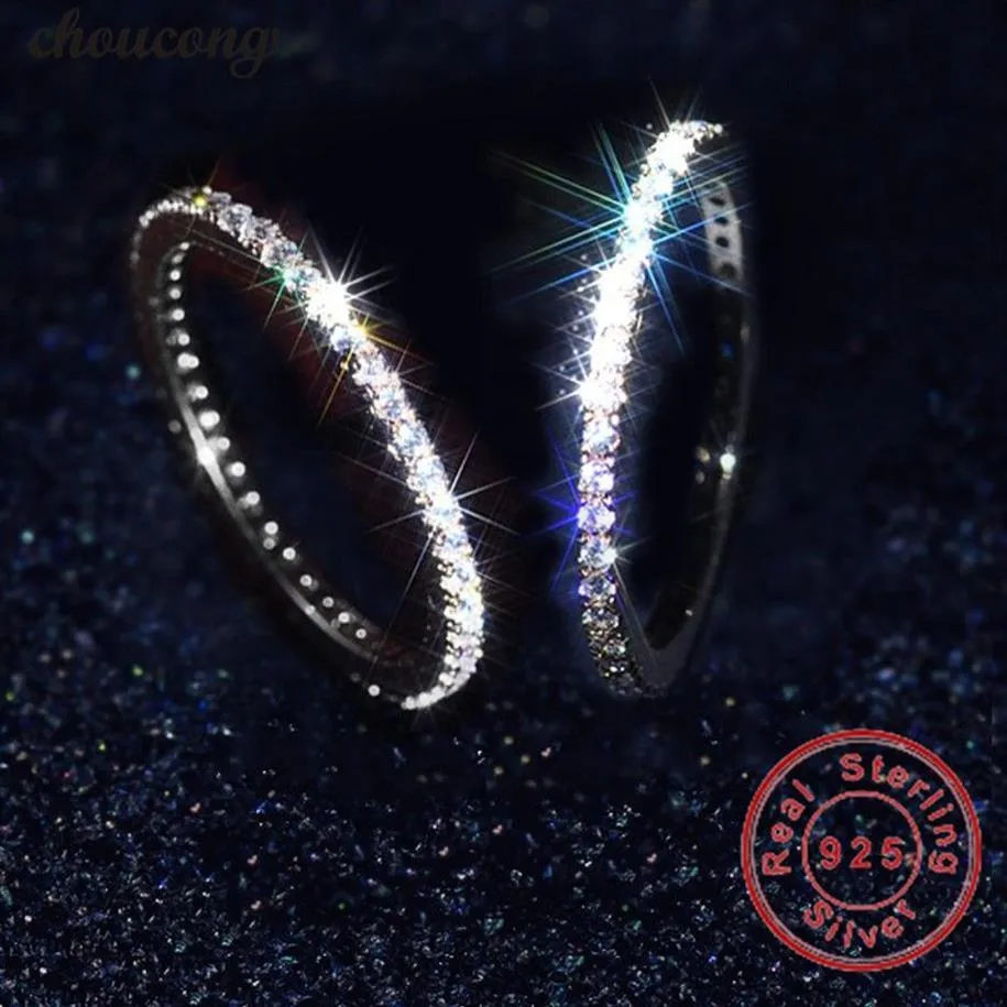 choucong, настоящее серебро 925 пробы, обручальное кольцо для женщин, обручальное кольцо с бриллиантами, свадебные аксессуары346i