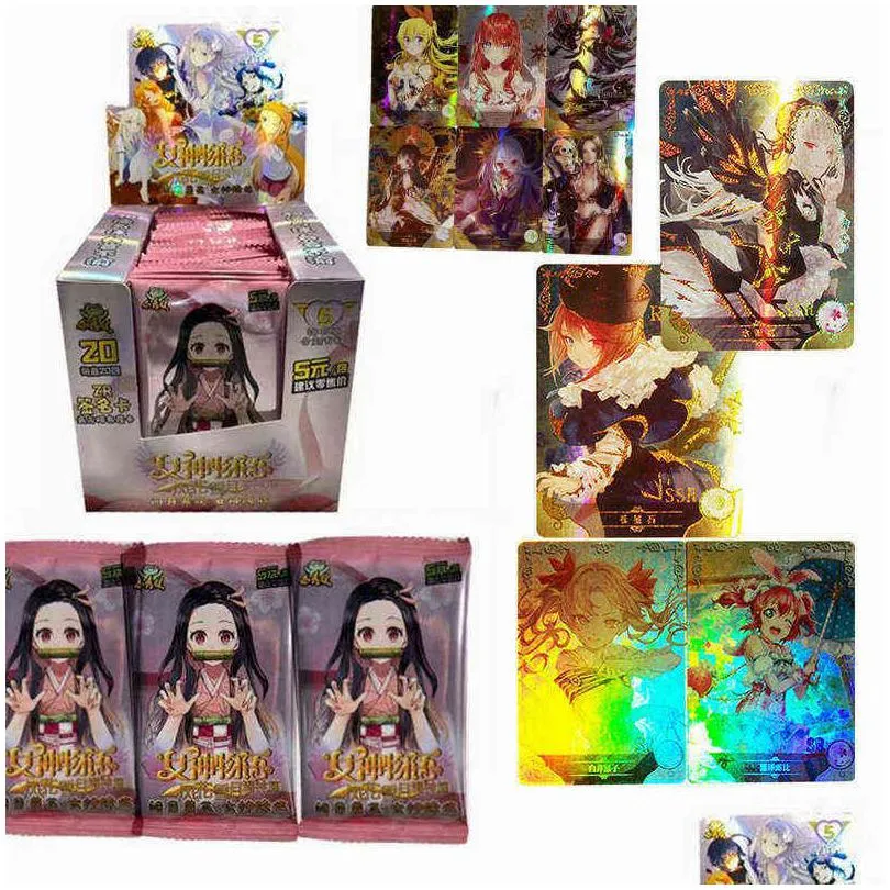 Goddess Story Collection Cards Child Kids Birthday Gift Game Table Toys For Family Christmas Aa220314