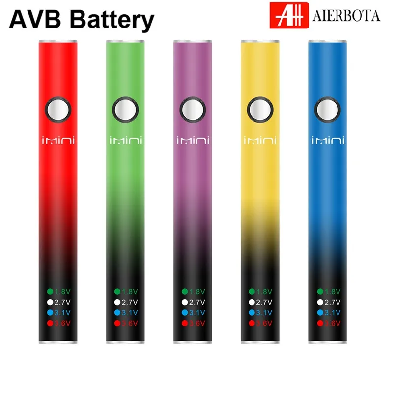 Authentic Factory Good Quality 380mAh Thick/Thin Oil Wholesale EU Warehouse Vaporizer Pen 510 Cartridge Refine E-Cigarette Battery from Manufacturer Supply