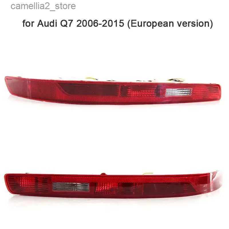 Feux arrière de voiture Réflecteur de lumière de pare-chocs arrière de voiture Feu arrière LED Clignotant Feu stop avec ampoule pour Audi Q7 2006-2015 Version UE Q231017