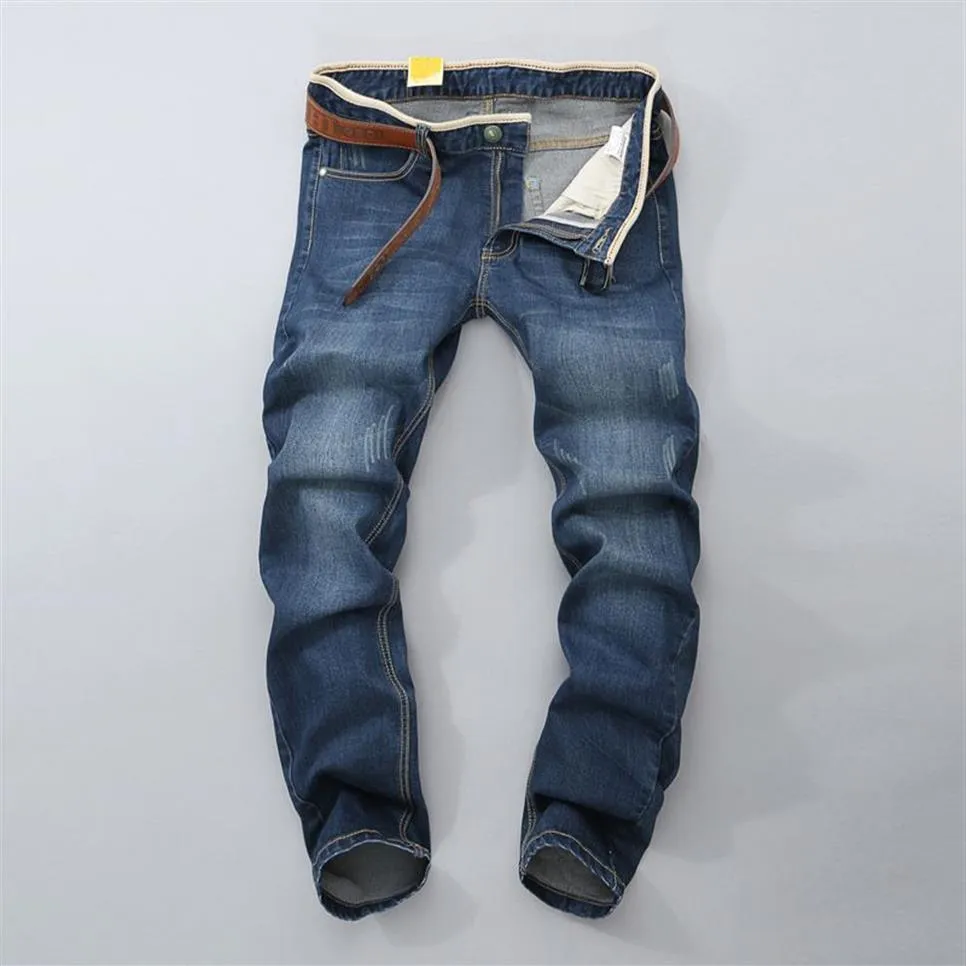 Jeans elasticizzati primavera moda Plus Big Size 28 -44 46 48 Jeans dritti da uomo di marca famosa Jeans firmati da uomo 20203180