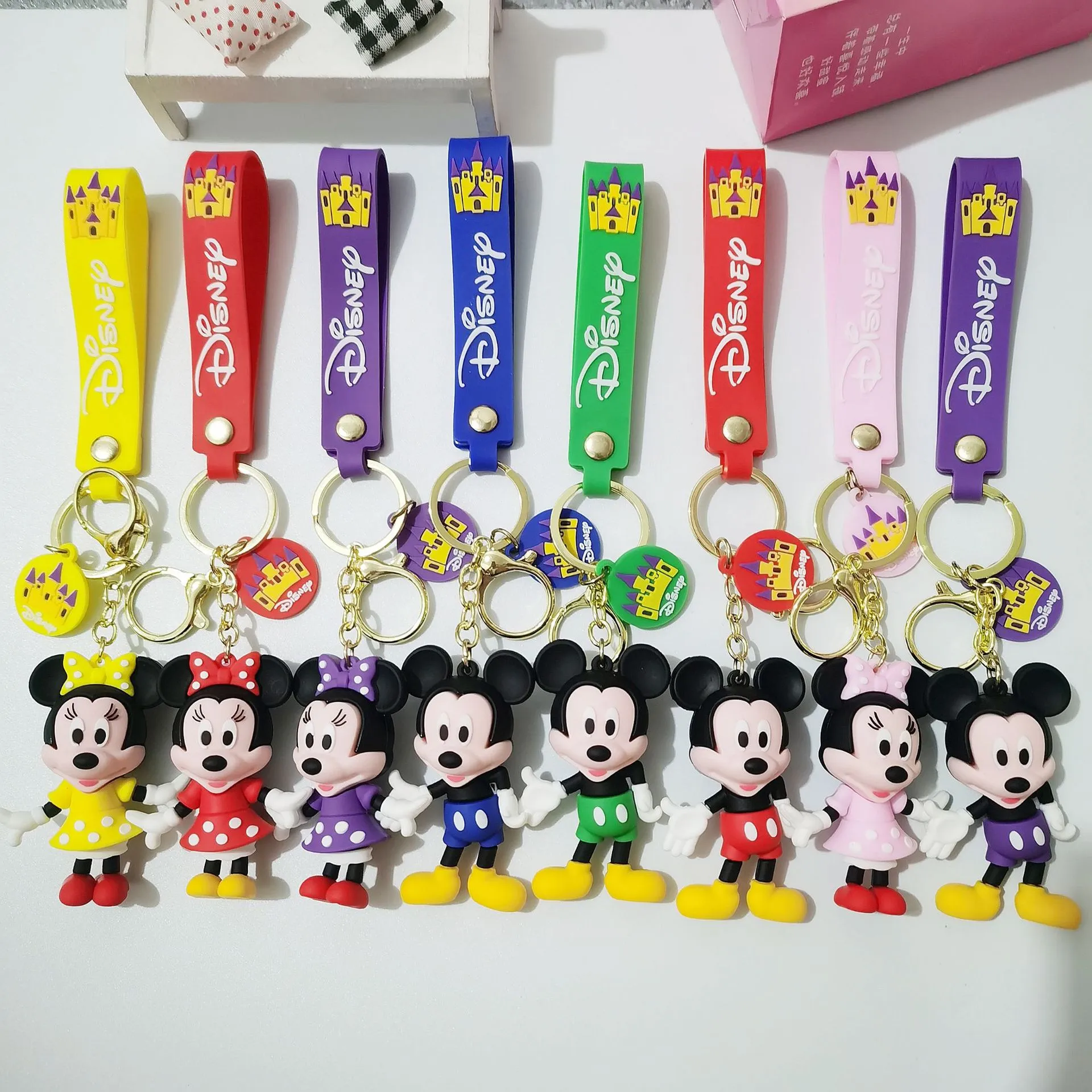 Porte-clés série souris mignonne, pendentif souris de dessin animé, décoration de sac, pendentif de Couple, prix