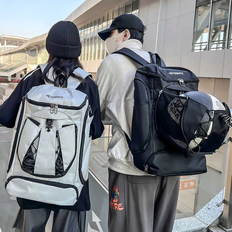Large Capacity Sports Backpack Street Style Basketball Bag