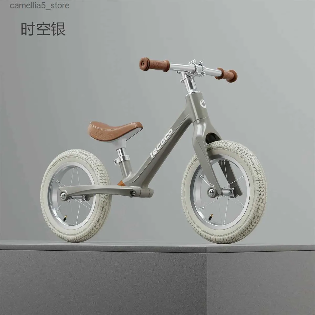 Children s Alloy Balance Bike with Anti Skid Wheels Red