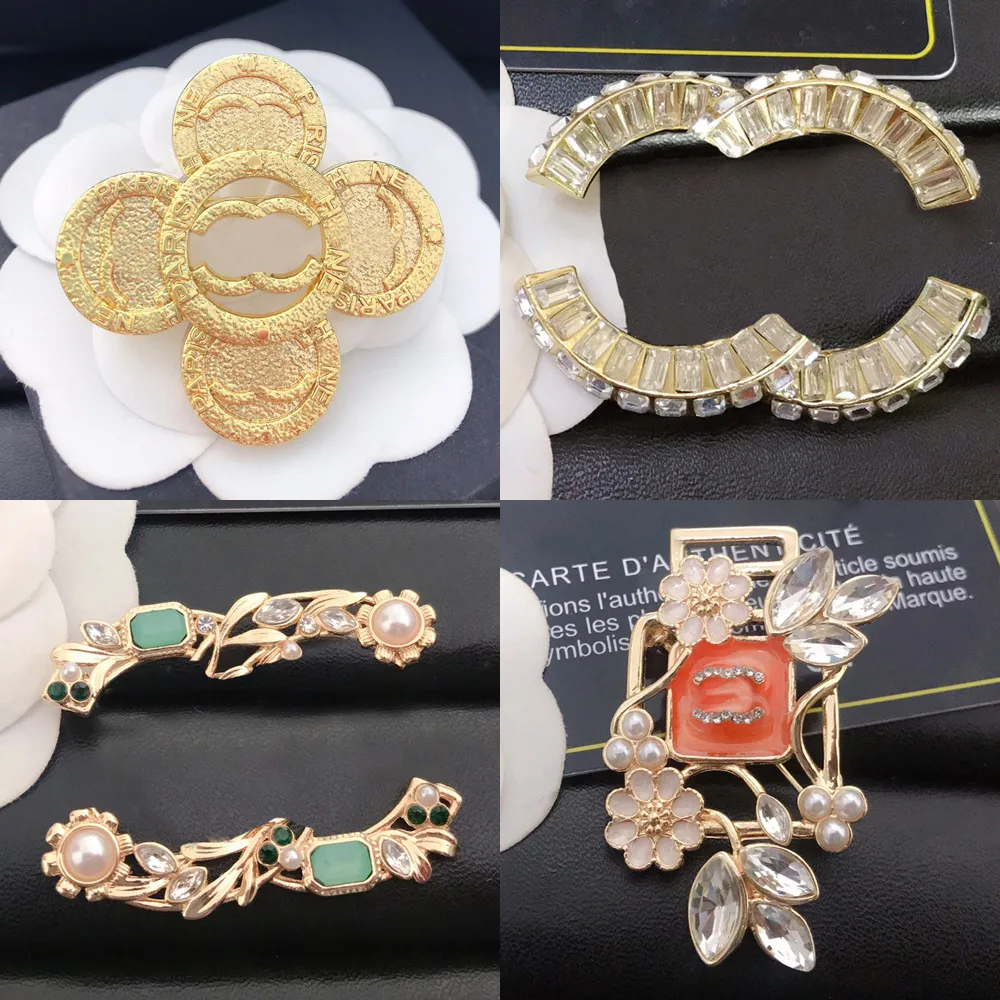 Marke Cybrooch Pin Broschen Pins Frauen Desinger Schmuck Kristall Perle Vergoldet Sier Brosche Vintage Mode Liebhaber Hochzeit Party Geschenk