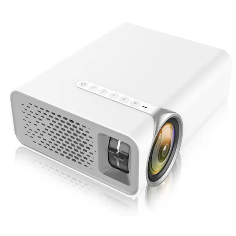 YG520 Projector Bekväm Hot Selling Home Theatre LED HD 1080p Projector, med dess bärbarhet och multifunktionskompatibilitet, är en utmärkt gåva