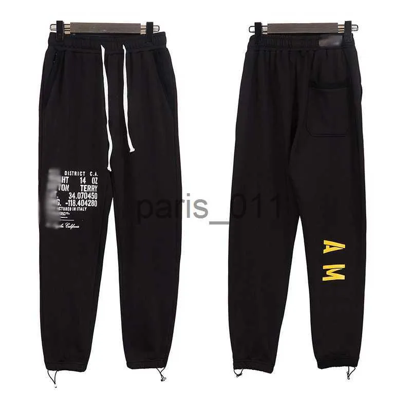 Pantalons pour hommes Pantalons cargo pour hommes noirs Pantalon de créateur Pantalon de survêtement en pur coton Lettres à pompons Jogger Lâche Casual Version surdimensionnée Jogging Star rempli 3xl x1017