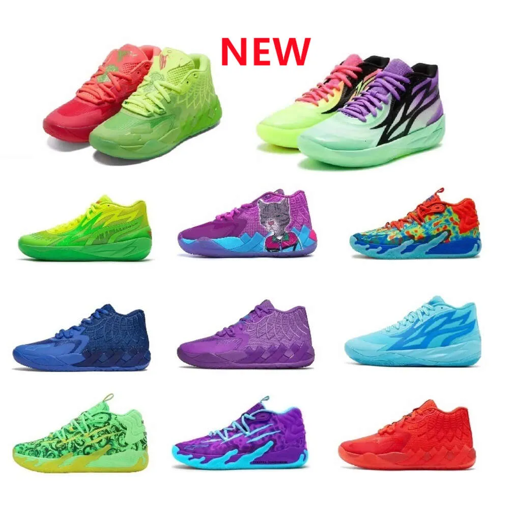 New MB.01 Rick and Morty Basketball Shoes for Sale Lamelos Ball MB02 남성 여성 무지개 빛깔의 꿈 버즈 시티 록 릿지 레드 은하