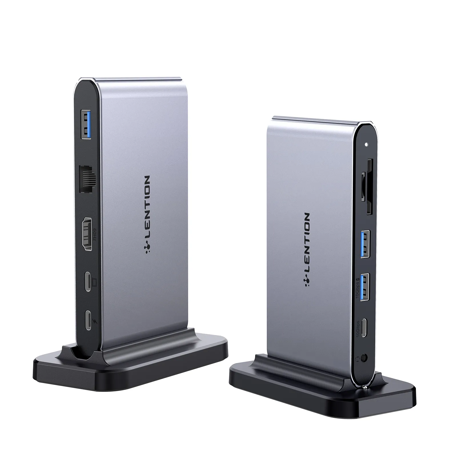 Ödül USB C yerleştirme istasyonu, 10 Gbps USB CUSB A bağlantı noktaları, 4K 60Hz HDMI, 100W PD, Ethernet, Kart Okuyucu, USB 3.0, Aux, MacBook/Yüzey için USB-C Dock, daha fazla, kararlı sürücü USB C HUB (D65)