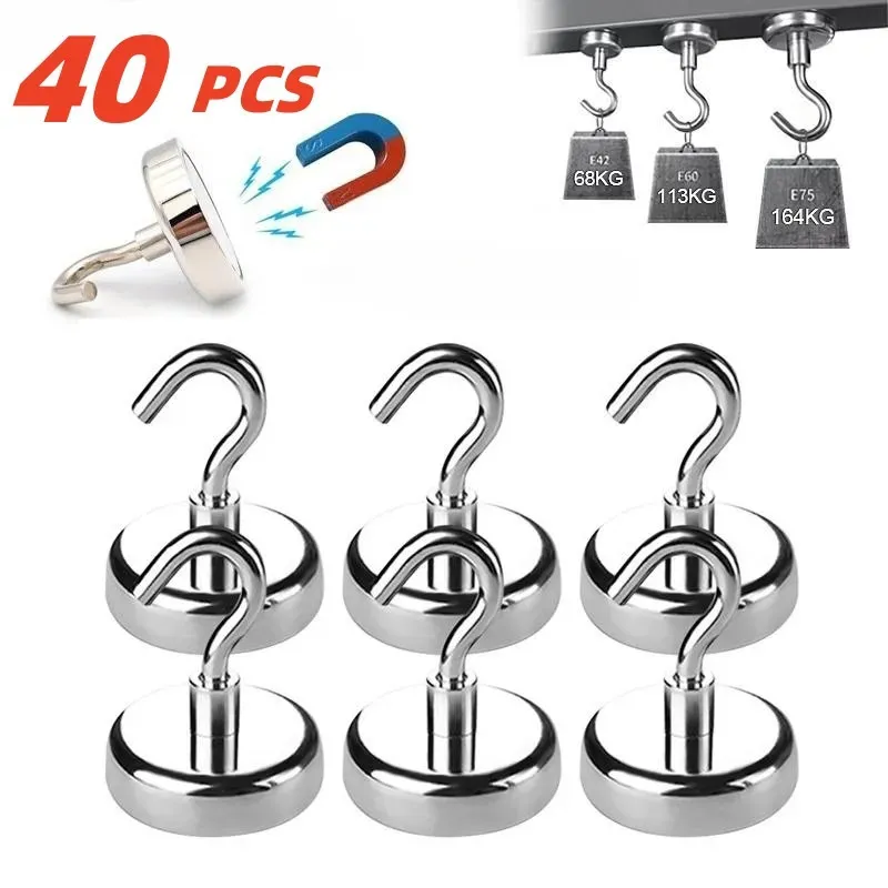 Haken Rails 30 STKS Sterke Magnetische Multifunctionele Opslag Thuis Keuken Bar Sleutel Badkamer Hangers 231017