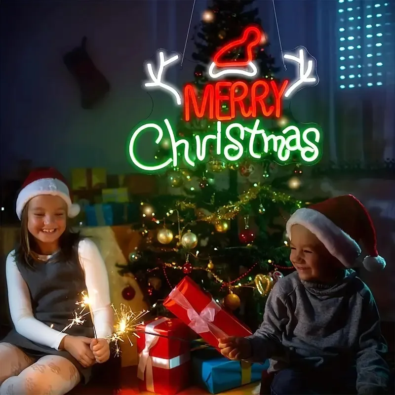 クリスマスイルミネーション　メリークリスマスチューブライト クリスマスイルミネーションメリークリスマスチューブライト