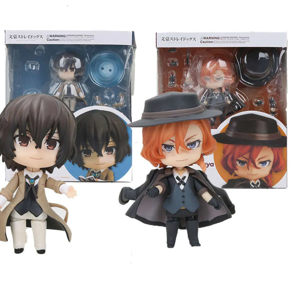 Figuras De Acción Bungo Stray Dogs – Dazai Osamu Y Nakahara Chuuya De 8 Y 14 Cm, PVC De Calidad, Regalo Ideal Para Fans Del Anime