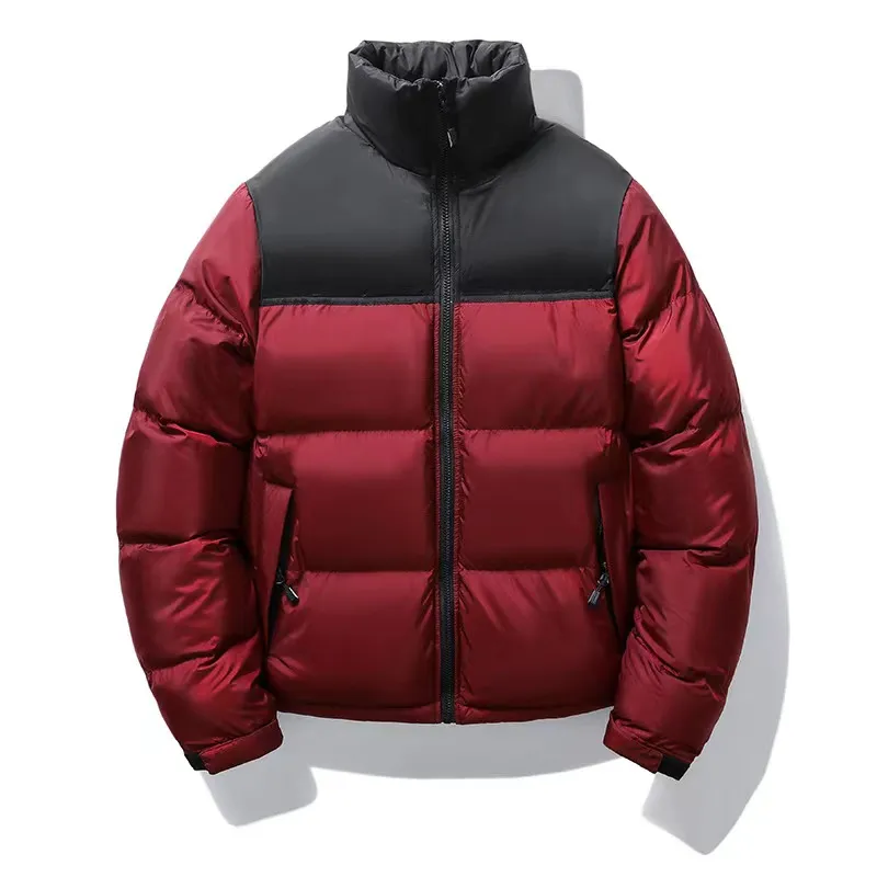 Red designer puffer jacket new arrivals
