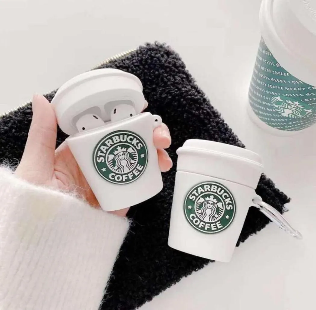 W przypadku Airpods Pro Case White Cup Ochronne silikonowe shell Apple Airpods 1 i 2 SAolfphone Polecka 62353409807597