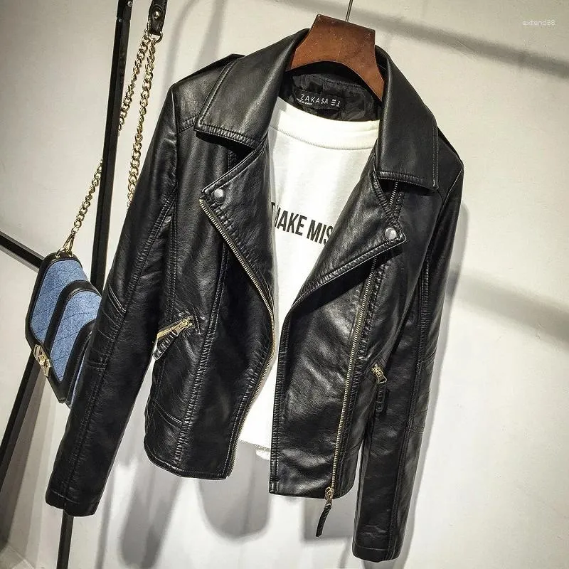 Black rivet leather jacket womens deals