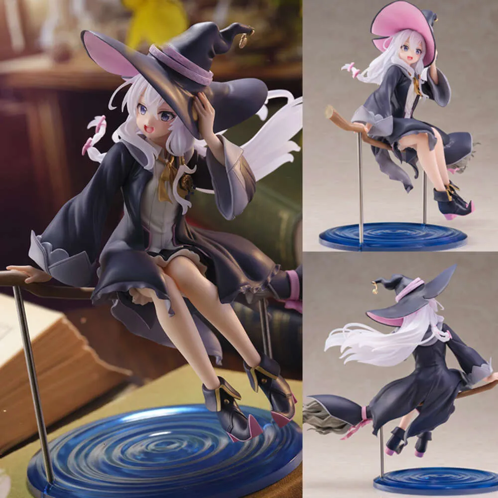 フィンガートイアニメフィギュアモータビタビアーティストの傑作+ elaina魔女の服ver pvcアクションフィギュアトイコレクションモデル人形ギフト