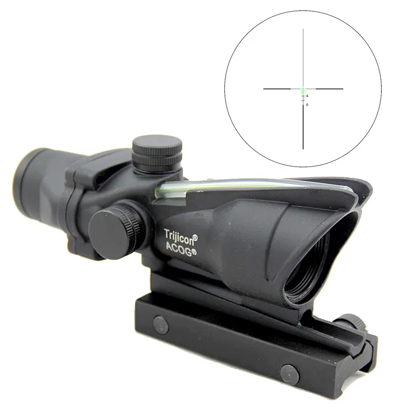 ACOG 4X32 Fiber Scope Tactical Green Illuminated Optics Crosshair