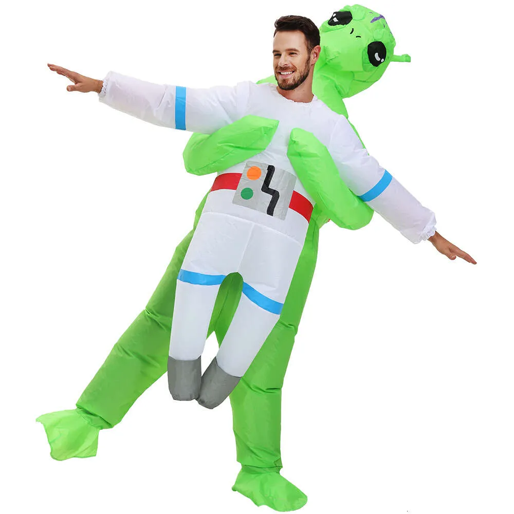 Cosplay Anime Alien Iatable Kostuums Astronaut Kostuum Eng Purim Halloween Party Grappige Pakken Voor Volwassen