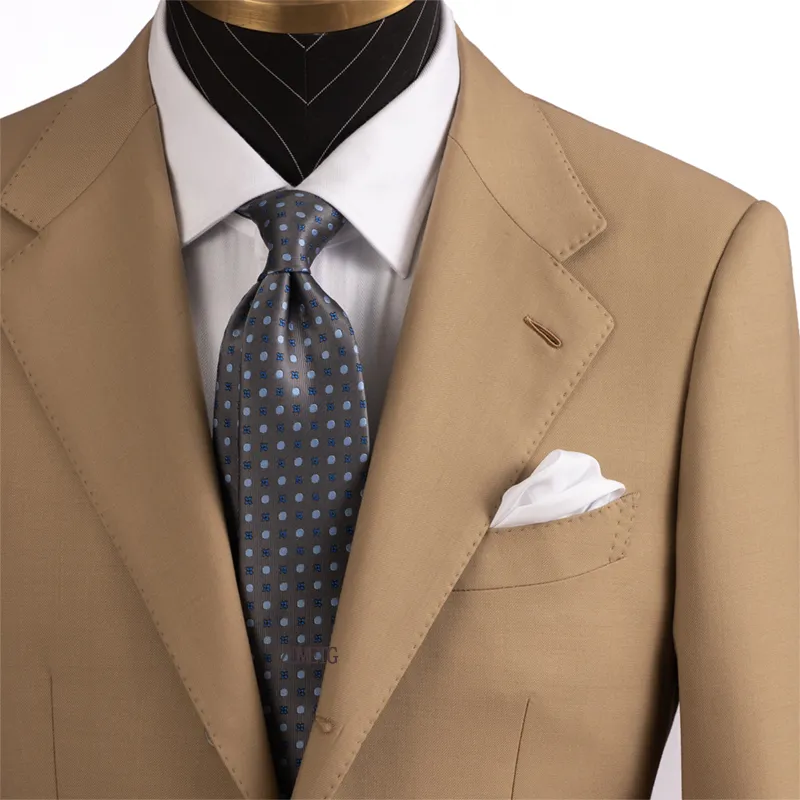 Ties for men Tie Polka Dots Neckties Dark Grey ties Zometg Neckties business ties Men's neckties ZmtgN2538