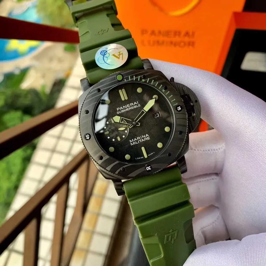 Luxury Watch Men s Designer Watches Sapphire Mirror Swiss Automatic Movement Size 47mm Rubber Strap Wrist Watch for Business