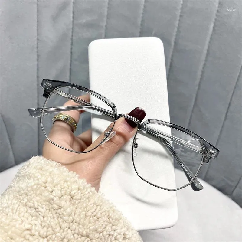 Gafas De Sol Anti Blu Ray Gafas De Alumnos Para Hombres Estilo Literario Super Light Conveniente Comodo Medio Rim Mujeres Mujeres De 7 85 DHgate