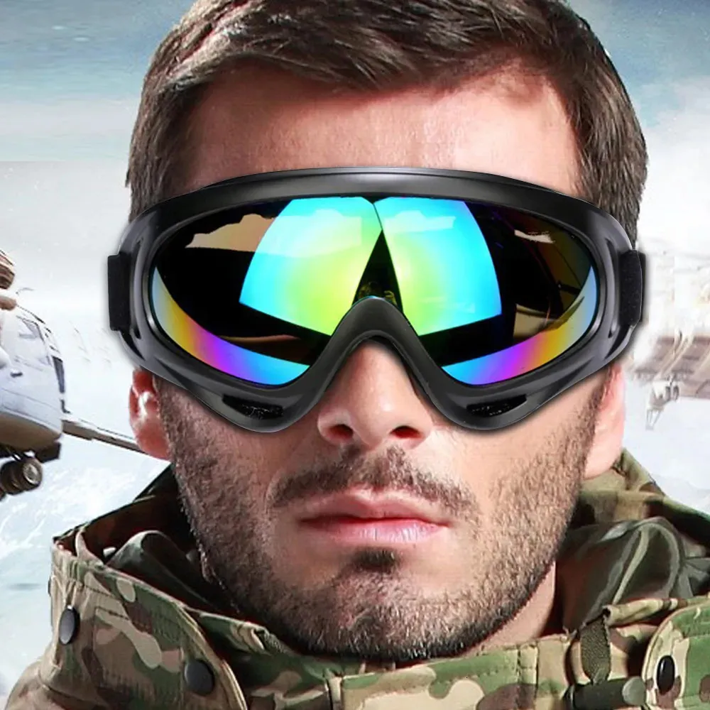 Winter Sports Snow Ski Goggles Snowboard Snowmobile Full Face Mask Sun  Glasses