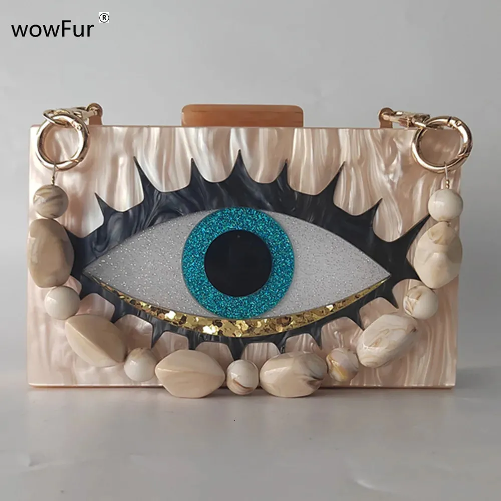 Avondtassen Bruiloft Mini Beach Party Clutch Portemonnee Dame Box Handtas Designer Merk Portemonnee Dames Acryl Naakt Cartoon Avondtasje 231016