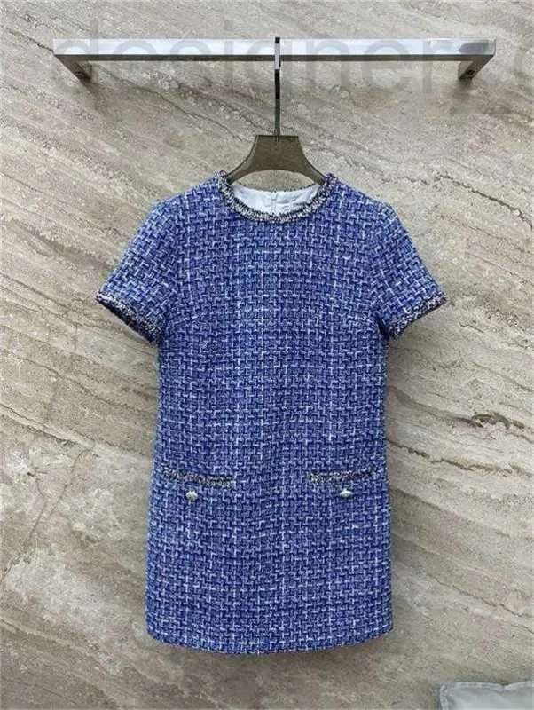 Grundläggande casual klänningar designer chan ny designer klänning sommar för kvinnor 2023 tweed modekläder ccc sexig klänning middag festklänningar mors dag gåva i5ma