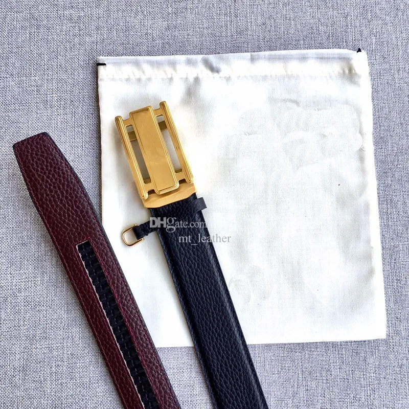 Designer Belt Mens Designers Genuine Leather Belts for Men business Belt Fashion Automatic buckle Girdle Steel buckle Man Waistband Formal wear 125cm Adjustable