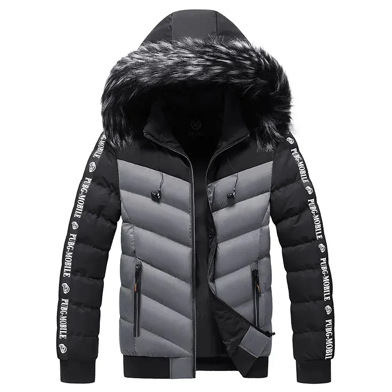 Men's Down Parkas Men Hooded Winter Jackets with Headphones Warm Fashion Male Coats Outdoor Windproof 5XL 231017