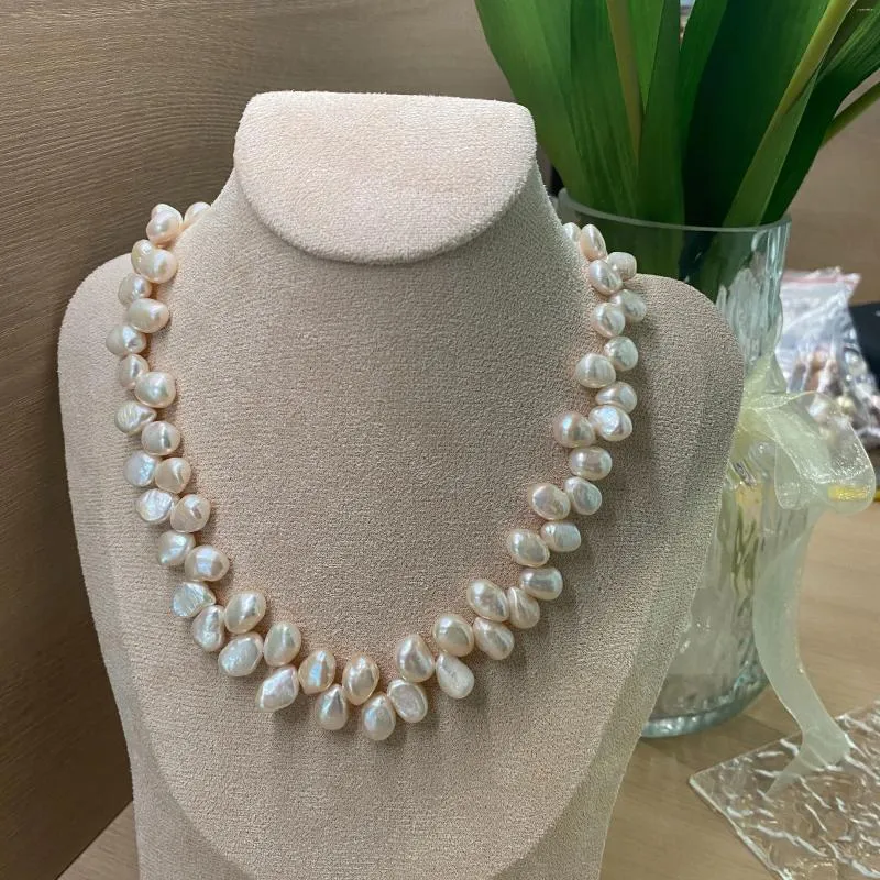 Pendants Baroque Freshwater Pearl Necklace Real Natural Unique Design Women Statement Choker Boho Collier Girl Gift Jewelry