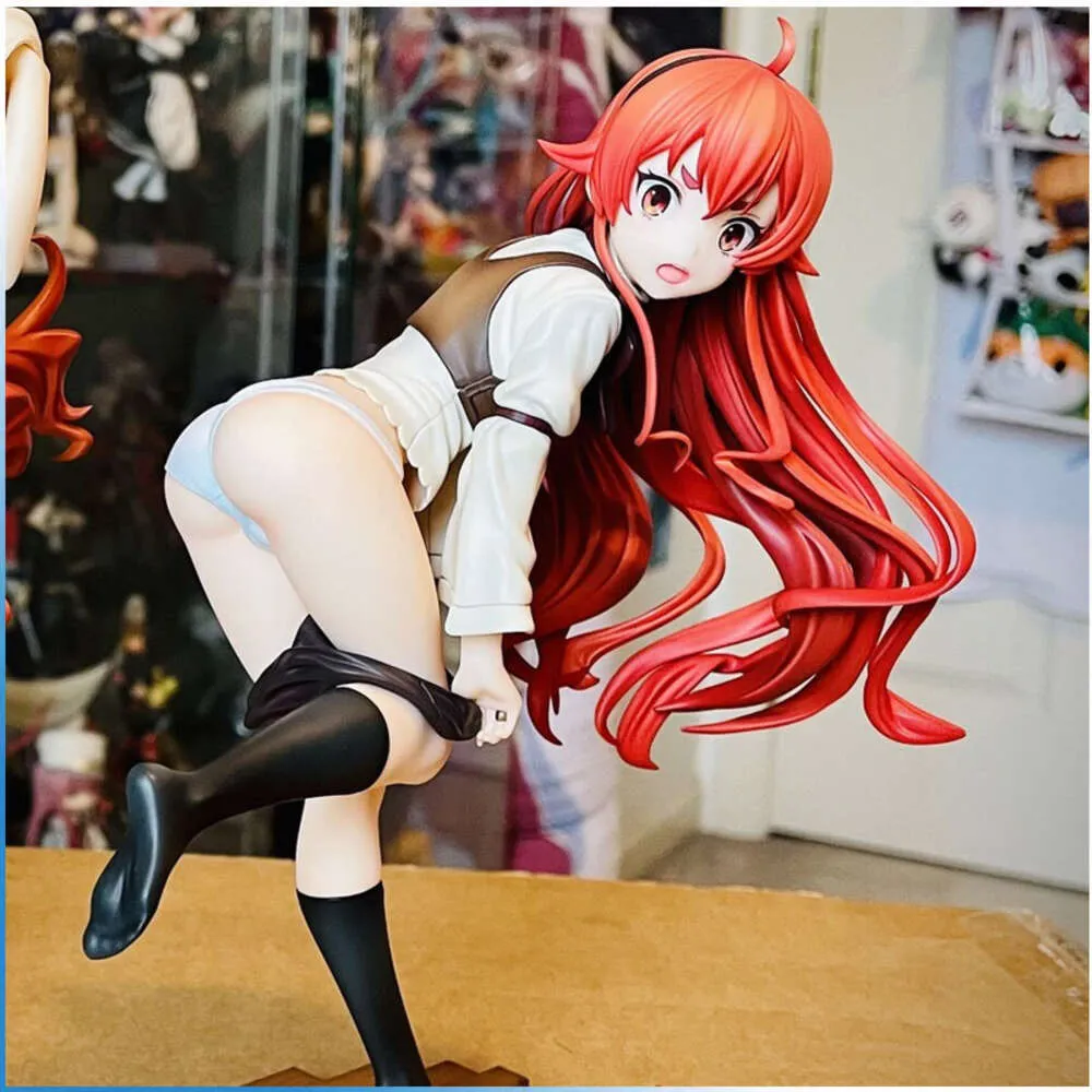 손가락 장난감 18cm Mushoku Tensei 실업자 환생 -ISEKAI ITTARA HONKI DASU ERIS BOREAS GREYRAT PVC 헨타이 피겨 액션 장난감 모델 인형