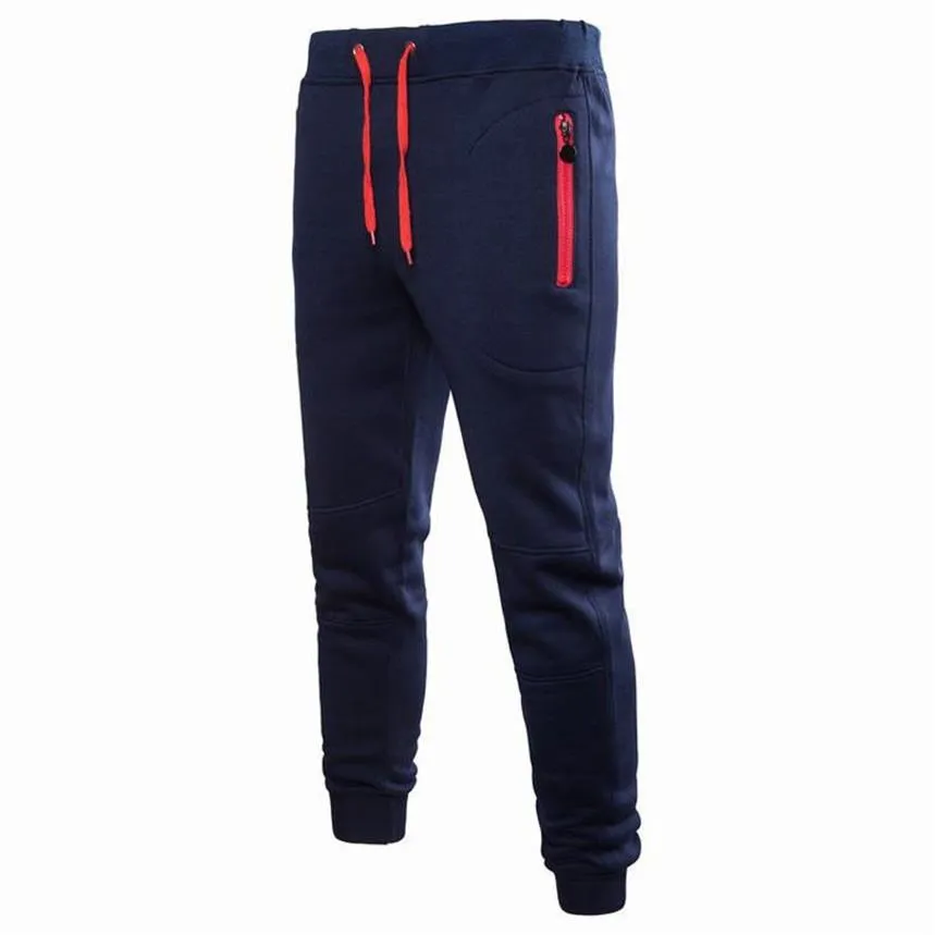 Direct Deal Mens Sport Pants Long Trousers Tracksuit Gym Fitness Workout Joggers Sweatpants259I