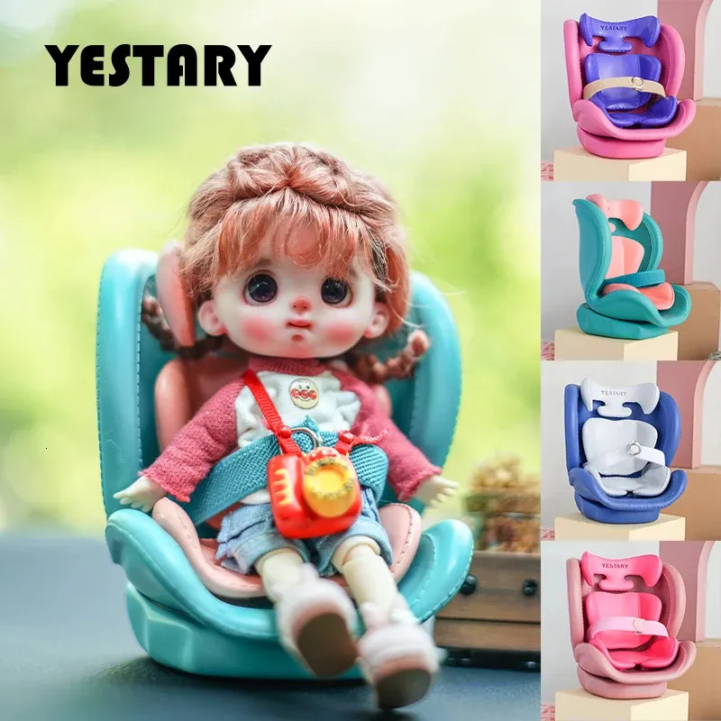 YESTARY BJD Safety Seats for 1 12 1 8 1 6 Dolls Perfect Doll Car Journey Accessories OB11 Fashion Seat Toy Furniture 202417